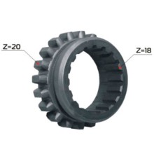 Шестерня КПП МТЗ включения ходоуменьшителя Z=20 ОАО МЗШ