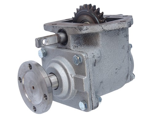 Коробка ГАЗ-3307, 53 отбора мощности КПП 4-ст. водовоз (фланец, одинар. шестерня, косозубая) АГРЕГАТ