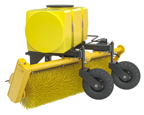 Щетка коммунальная МТЗ-80, 82, 1221, LOVOL-1304 колеса 5.00х10,  с баком для воды (500л) Н/О САЛЬСК