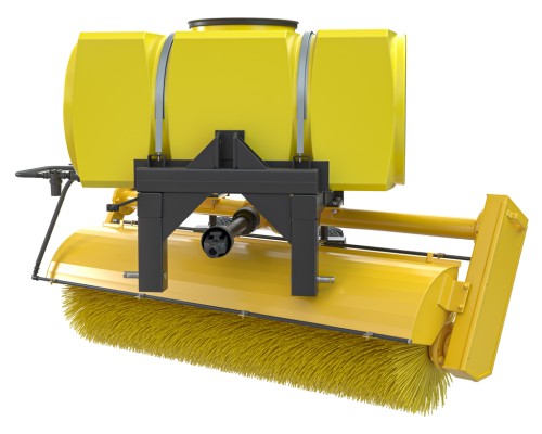 Щетка коммунальная МТЗ-80, 82, 1221, LOVOL-1304 колеса 5.00х10,  с баком для воды (500л) Н/О САЛЬСК