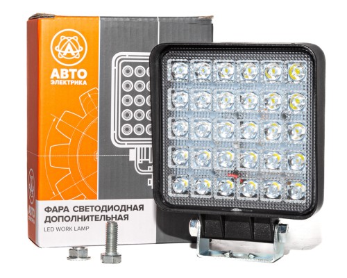 Фара рабочего света квадратная 110х140х42 90Вт 30 светодиодов направленный свет AVTOELECTRICA