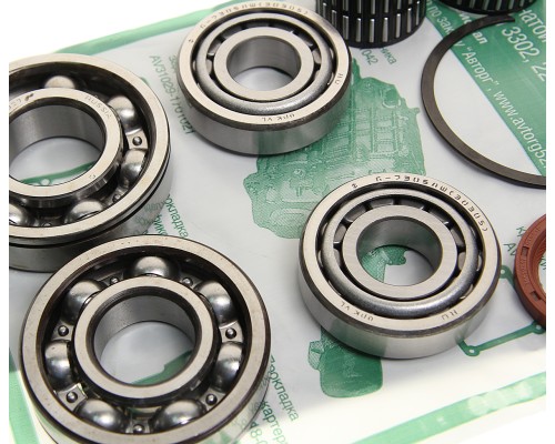 Ремкомплект ГАЗ-3110, 3302 КПП (подшипники, сальники, прокладки) Н/О АВТОРГ