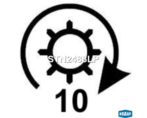 Стартер МТЗ-80, 82, ГАЗ, ПАЗ дв.ММЗ-Д240, 245, 260 12В z=10 3.0кВт KRAUF