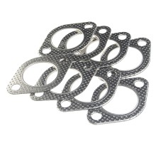 Прокладка КАМАЗ-ЕВРО коллектора выпускного перфометалл комплект (8шт.) КВАДРАТИС