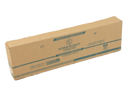 Радиатор масляный КАМАЗ-5320, КРАЗ, УРАЛ дв.КАМАЗ, ЯМЗ-238 алюминиевый КОМПОЗИТ