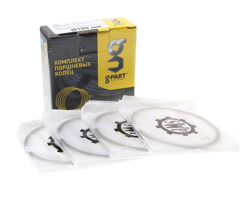 Кольца поршневые ГАЗ-3302 дв.УМЗ ЕВРО-4 d=100.0 (с низк.кольцами) компл. на дв.G-PART (ОАО ГАЗ)