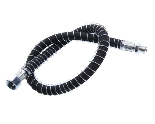 Шланг тормозной КАМАЗ-4310, 43118 передний (гайка-штуцер М20хМ16) L=815мм с пружиной ТМК