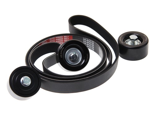 Ролик ГАЗель Next дв.CUMMINS ISF 2.8 ЕВРО-4, 5 натяжителя ремня+верхний+нижний+ремень компл. PRAVT