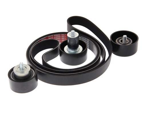 Ролик ГАЗель Next дв.CUMMINS ISF 2.8 ЕВРО-4, 5 натяжителя ремня+верхний+нижний+ремень компл. PRAVT