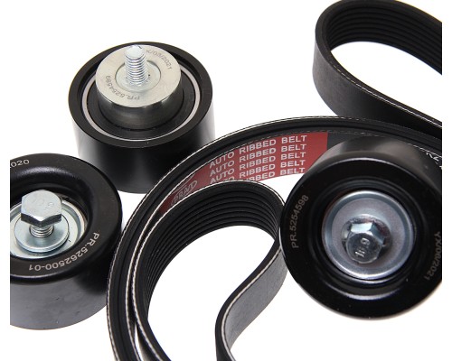 Ролик ГАЗель Next дв.CUMMINS ISF 2.8 ЕВРО-4, 5 натяжителя ремня+верхний+нижний+ремень компл. PRAVT