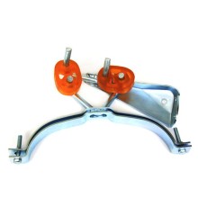 Кронштейн ГАЗ-3302 дв.ЗМЗ, УМЗ, Крайслер ЕВРО-3 глушителя (хомут) АЗГ