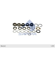 Ремкомплект MERCEDES Actros вала тормозного (шайбы, сальники, прокладки, кольца, смазочные ниппели)SAMPA