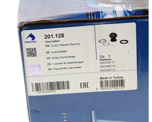 Подшипник выжимной MERCEDES Atego SAMPA