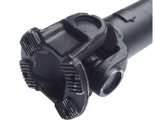 Вал карданный КАМАЗ заднего моста (4 отверстия,  торцевые шлицы) L=701+120мм ATLSP