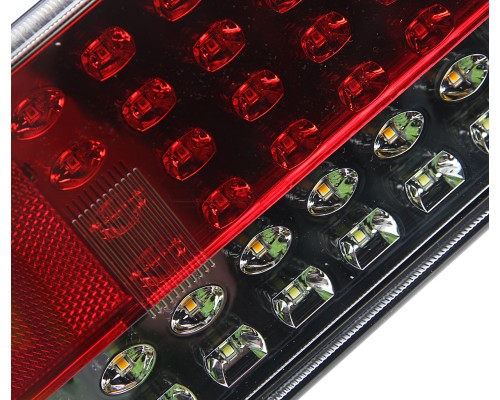 Фонарь задний КАМАЗ, МАЗ левый с жгутом светодиод с бегущим указателем поворота AVTOELECTRICA