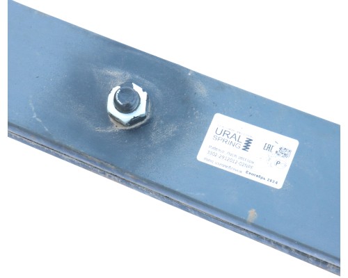 Рессора ГАЗ-23107 передняя/задняя, ГАЗ-33027 передняя с шарнирами (2 листа) L=1566мм НПФ РЕССОРА