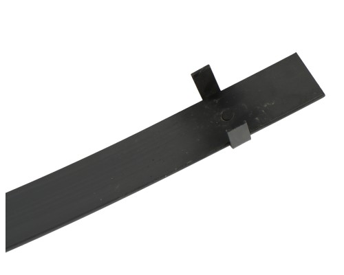 Лист рессоры ГАЗ-3302 передней №2 с хомутом и укороченным ушком L=1564мм НПФ РЕССОРА