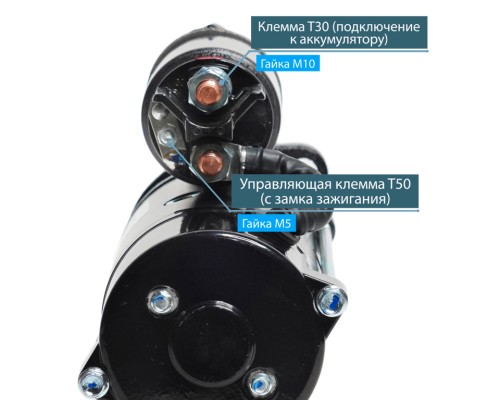 Стартер ЯМЗ-534, 536 24В 4кВт ISKRAMOTOR