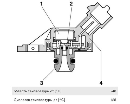 Датчик давления КАМАЗ-5490 MERCEDES Actros, Axor коллектора впускного BOSCH