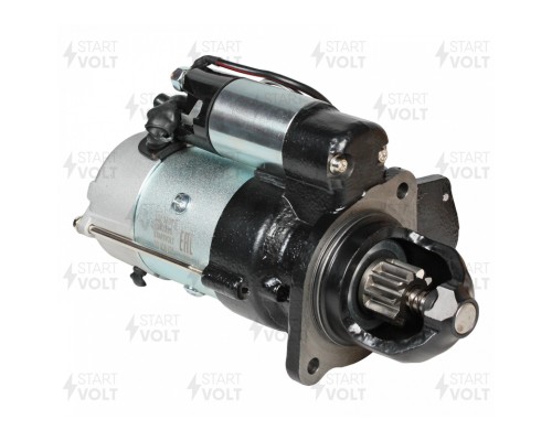 Стартер КАМАЗ дв.CUMMINS 4ISBe185, 6ISBe270, 285, 300 24В z=10 6кВт STARTVOLT