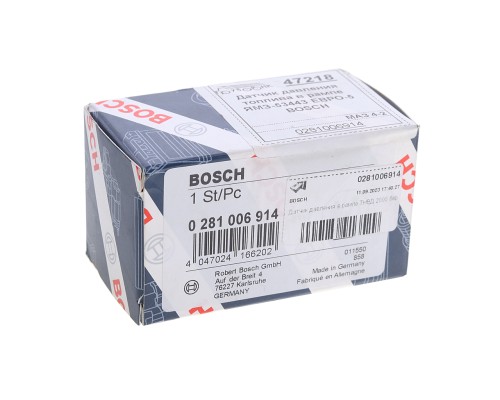 Датчик давления топлива ЯМЗ-53443 в рампу BOSCH