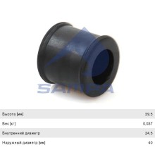 Втулка амортизатора DAF 75CF, 85CF, 95 переднего/заднего SAMPA