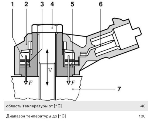Датчик детонации ГАЗ-3302 ЕВРО-3 ЗМЗ BOSCH