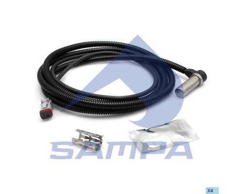 Датчик АБС КАМАЗ RENAULT колеса правого прямой (L=2400мм) SAMPA