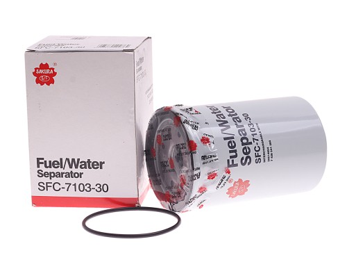 Фильтр топливный VOLVO 9FH, 12B, 12FH, 16FL, 16FM (резьба стакана М80мм) SAKURA