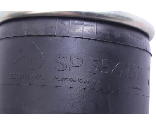 Пневморессора SCHMITZ (без стакана) (2 шп. M10,  1 штуц. M22х1.5мм) SAMPA