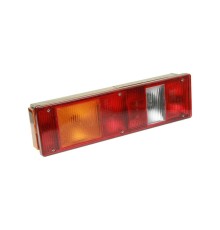 Фонарь задний КАМАЗ, МАЗ, УРАЛ левый со жгутом (вилка СЦАЗ) и боковым габаритным фонарем РУДЕНСК