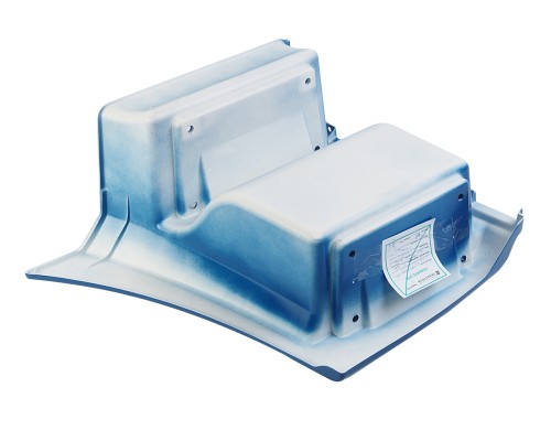 Щиток КАМАЗ-65115 подножки левый (рестайлинг) (синий) ТЕХНОТРОН