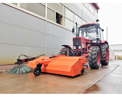 Щетка коммунальная МТЗ с гидроприводом (ГП, бункер 0.2куб.м, щетка) на СА-1 БОЛЬШАЯ ЗЕМЛЯ