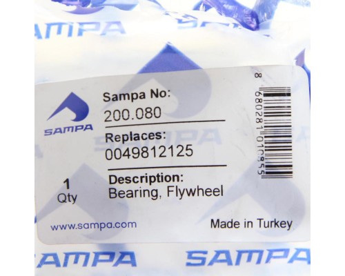 Подшипник КАМАЗ-5490 MERCEDES Actros, SK, MK, NG коленвала (25х62х24мм) SAMPA