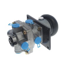 Кран ЗИЛ, КАМАЗ, МАЗ тормозной 2-х секционный с рычагом SORL