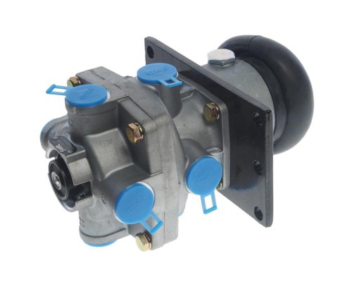 Кран ЗИЛ, КАМАЗ, МАЗ тормозной 2-х секционный с рычагом SORL