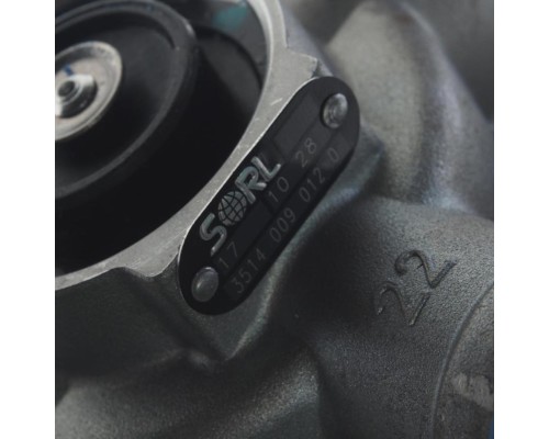 Кран ЗИЛ, КАМАЗ, МАЗ тормозной 2-х секционный с рычагом SORL