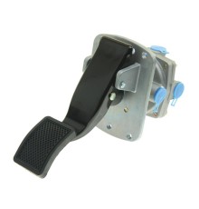 Кран ЗИЛ, КАМАЗ, МАЗ тормозной 2-х секционный подпедальный с педалью в сборе SORL