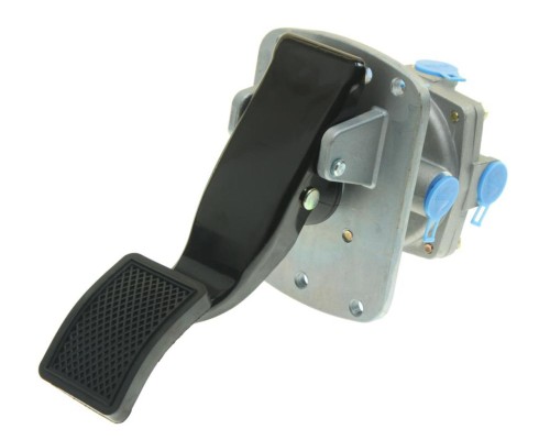 Кран ЗИЛ, КАМАЗ, МАЗ тормозной 2-х секционный подпедальный с педалью в сборе SORL