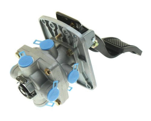 Кран ЗИЛ, КАМАЗ, МАЗ тормозной 2-х секционный подпедальный с педалью в сборе SORL