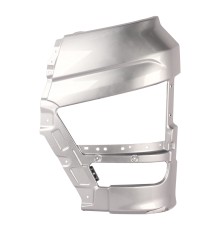 Бампер FAW J7, 4180 передний левая часть (серебристый) OE