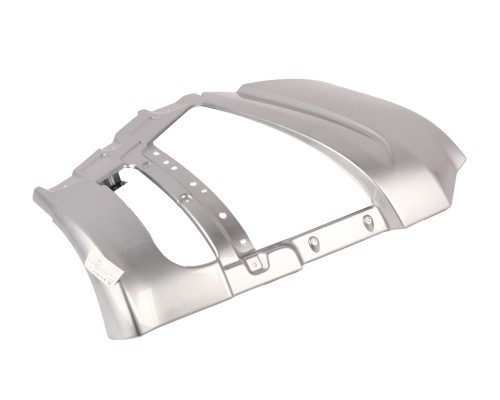 Бампер FAW J7, 4180 передний левая часть (серебристый) OE