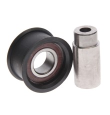 Ролик натяжной ГАЗ-3302 дв.УМЗ-4216 с осью комплект (гладкий) АВТОБОБ