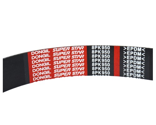 Ремень приводной поликлиновой 8PK950 SHACMAN SHAANXI генератора DONGIL