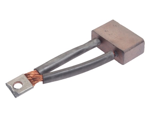 Щетка стартера 20.3708, 25.3708 12х32х20 изолированная с наконечником ЭЛЕКТРОКОНТАКТ