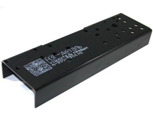 Усилитель ГАЗ-3302 №2 рамы кронштейна рессоры правый толщина 4мм АЗГ