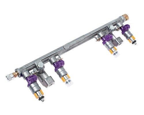 Рампа ГАЗ-3302 дв.УМЗ-4216 Евро-2 форсунок в сборе PEKAR