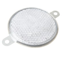 Катафот круглый белый АТК