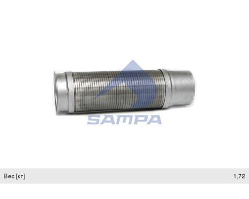 Гофра MAN TGA, TGS, TGX выхлопной системы SAMPA