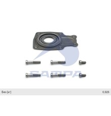 Ремкомплект суппорта RENAULT (крышка с болтами, пыльниками) SAMPA